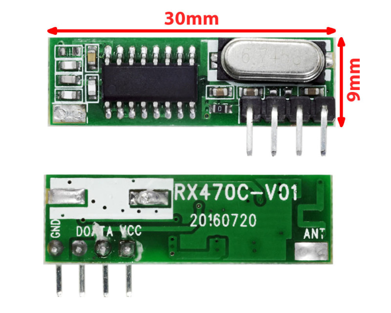 433Mhz RF Transceiver RX470C WL102