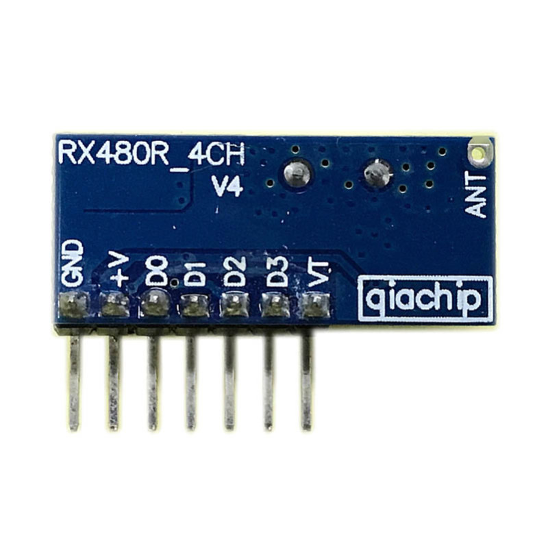 RX480-E 4 Channel 433Mhz RF Receiver