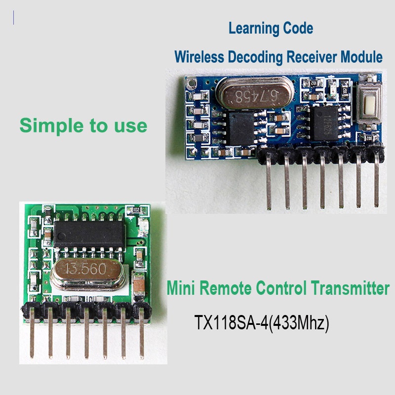 4 Channel 433Mhz Receiver Transmitter Kit