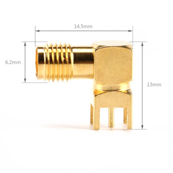 Sma Dişi Pcb Tip Soket 90 Derece SMA-KWE