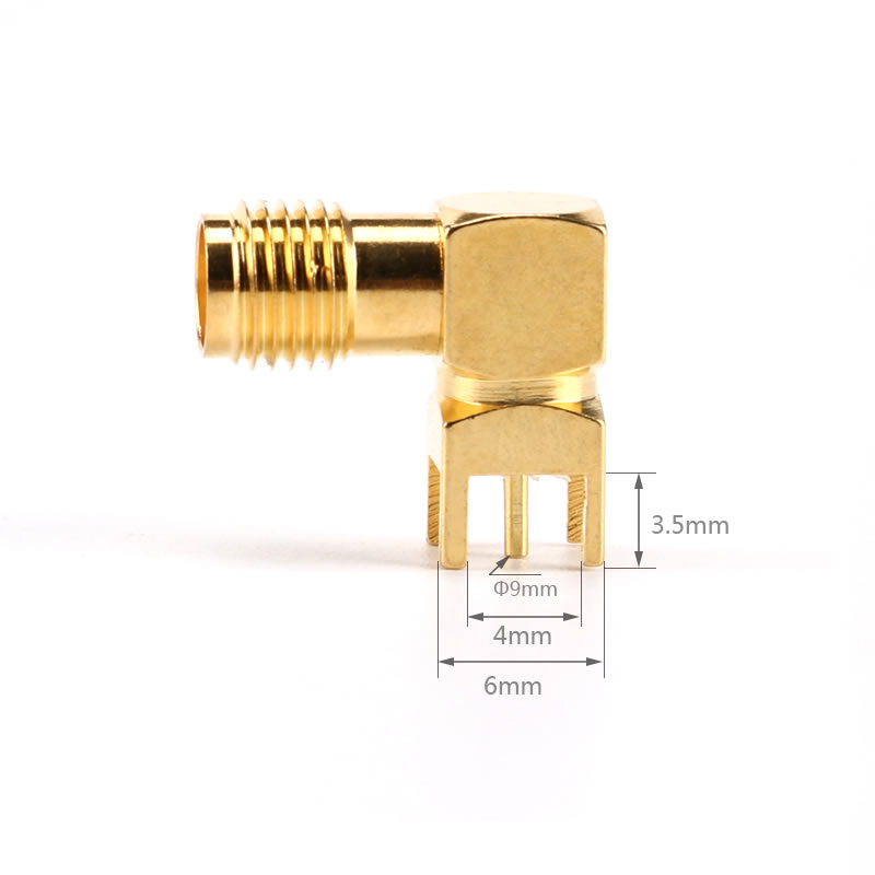 Sma Female Pcb Type Socket 90 Degree SMA-KWE