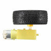 Robot Wheel and DC Motor Set