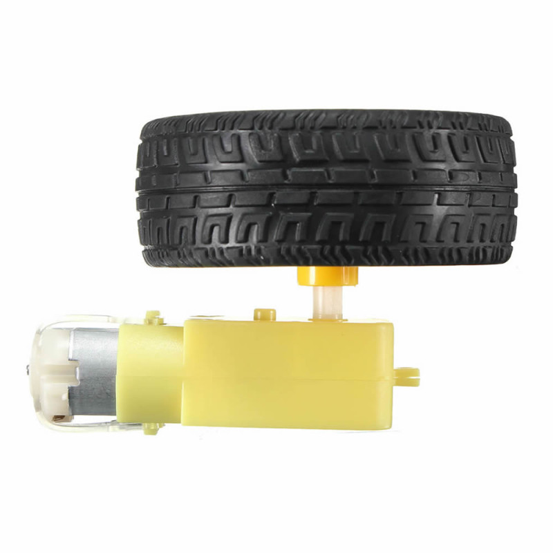 Robot Wheel and DC Motor Set