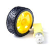 Robot Wheel and DC Motor Set