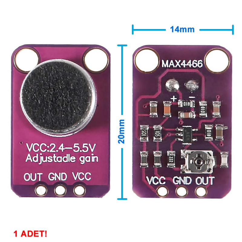 MAX4466 Microphone Module