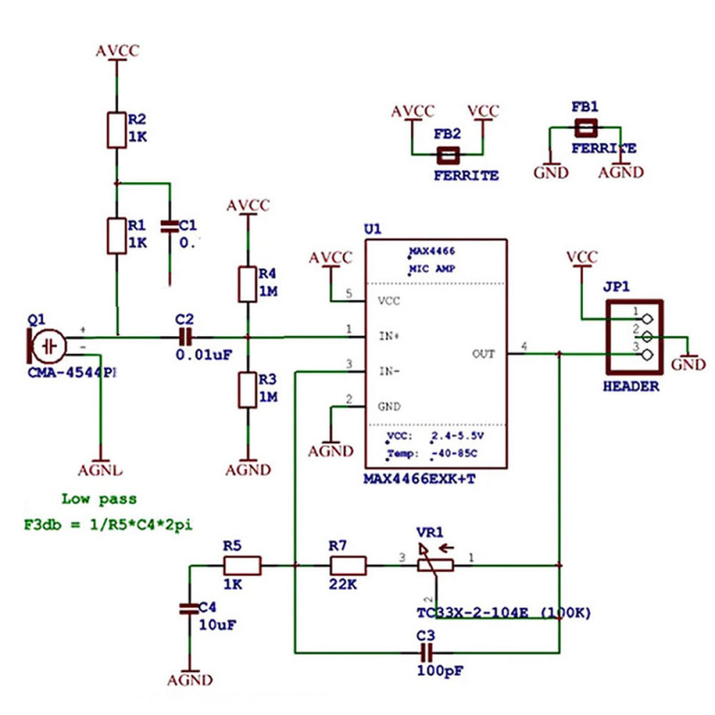 MAX4466 Microphone Module