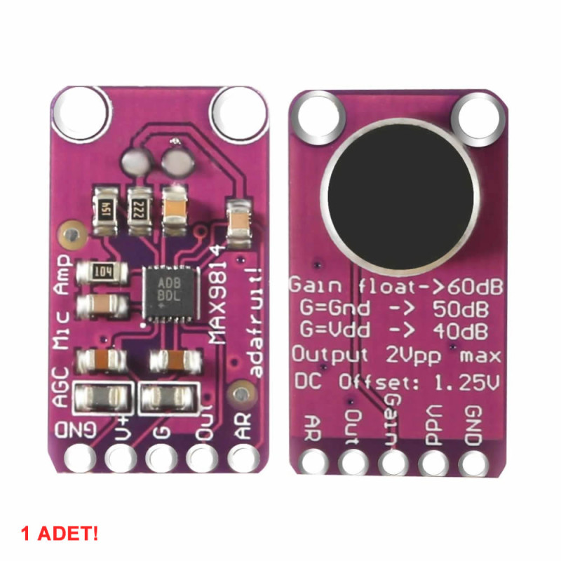MAX9814 Microphone Module