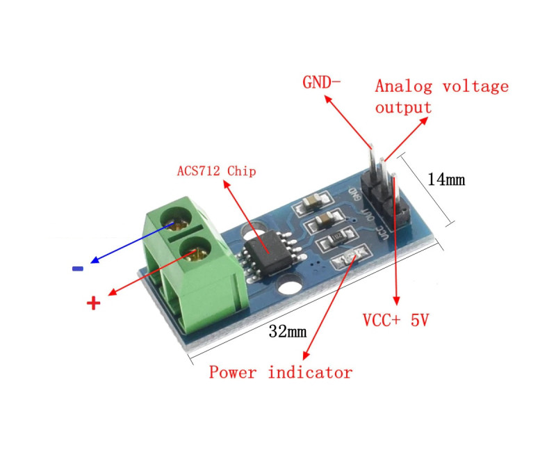 ACS712 5A Current Sensor