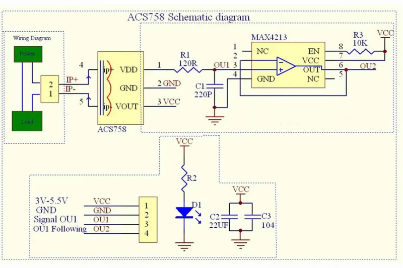 ACS758 50A Sensor Module