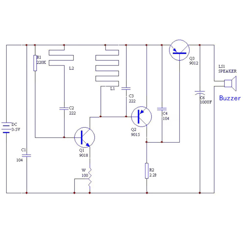Metal Sensor Diy Kit Ls