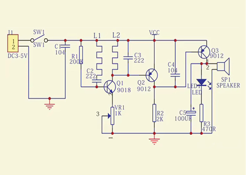 Metal Sensor Diy Kit