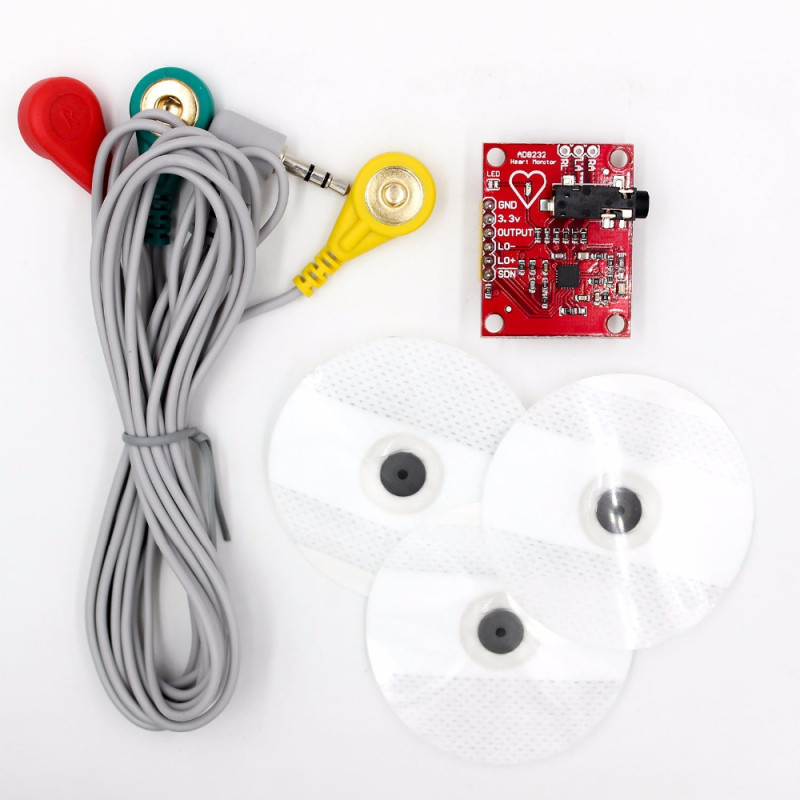 AD8232 Heart Pulse Measurement Sensor Module
