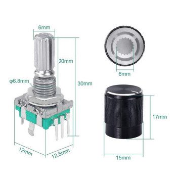 EC11 Rotary Enkoder Pot Başlığı