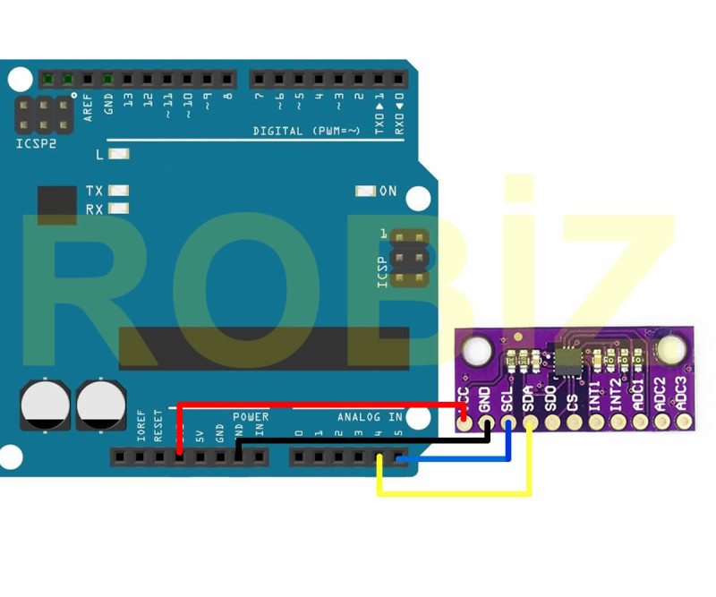 Lis3dsh Accelerometer Module