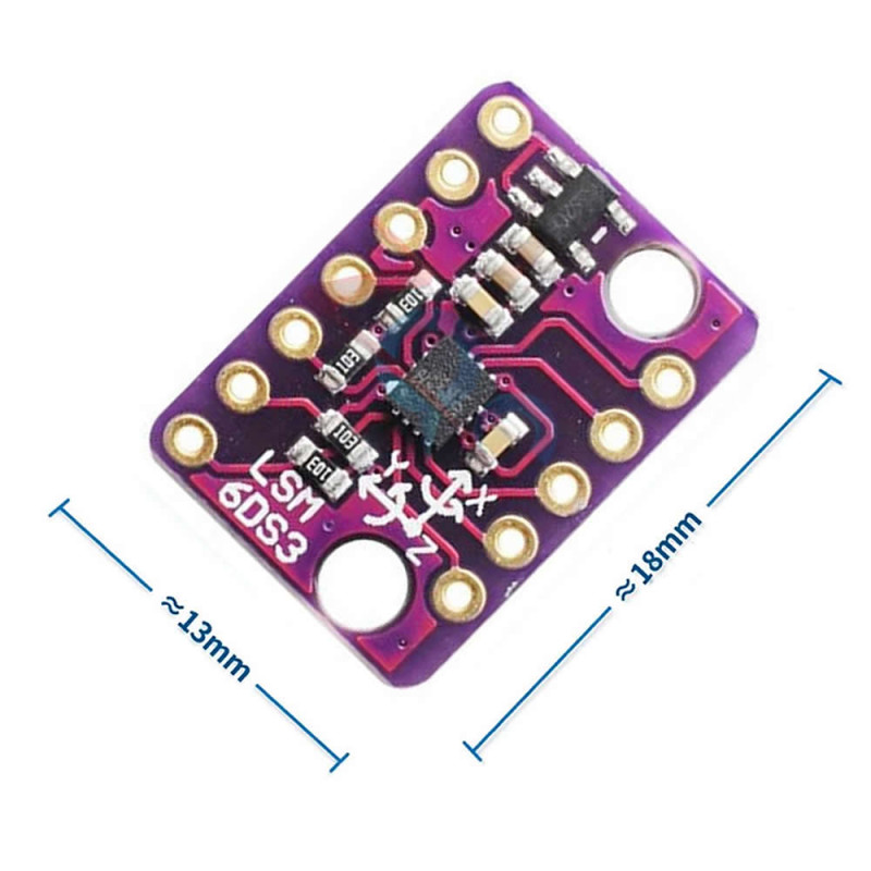 Lsm6ds3 Accelerometer Sensor Module