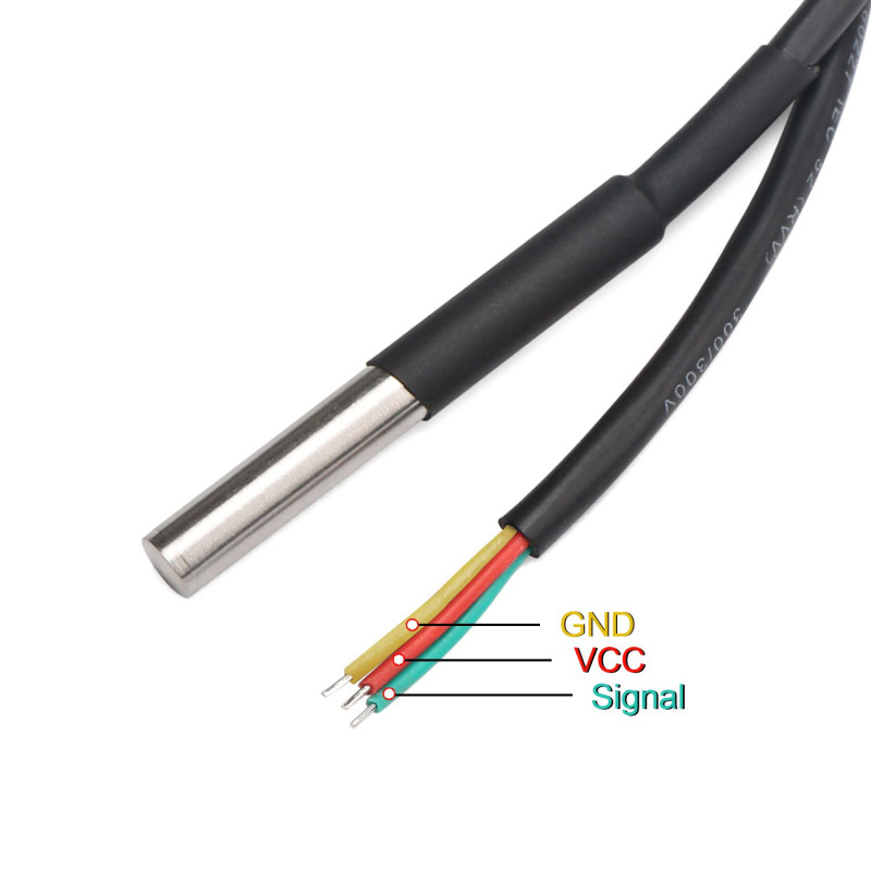 DS18B20 3 Meter Cabled Waterproof