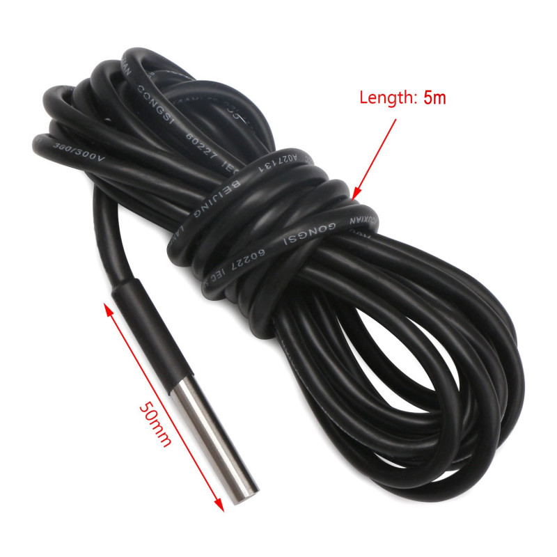 DS18B20 3 Meter Cabled Waterproof