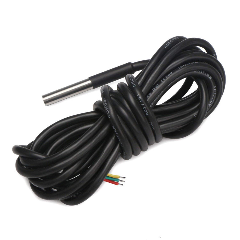 DS18B20 3 Meter Cabled Waterproof