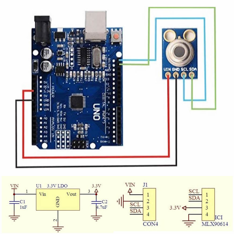 GY-906 Infrared Temperature Sensor