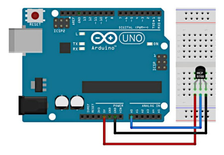 MCP9700 Temperature Sensor