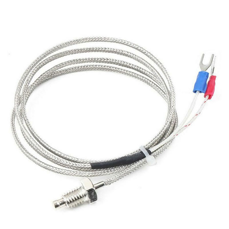 K Type Thermocouple 1 Meter M6 Threaded