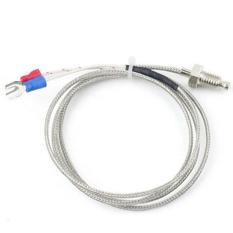 K Type Thermocouple 1 Meter M6 Threaded