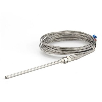 K Type Thermocouple 100mm M8 Probe 1 Meter Cable
