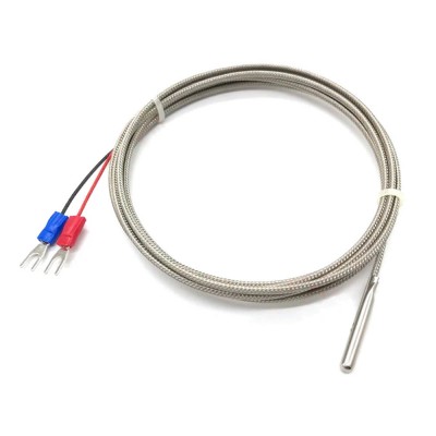 K Type Thermocouple 100cm Silindir Tip Başlıklı