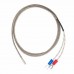 K Type Thermocouple 100cm Silindir Tip Başlıklı