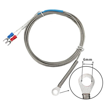 K Type Thermocouple 100cm With Mounting Hole