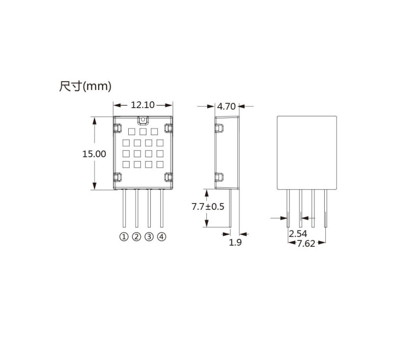 AM2120 Temperature and Humidity Sensor Module