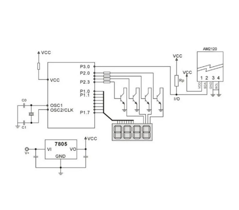 AM2120 Temperature and Humidity Sensor Module