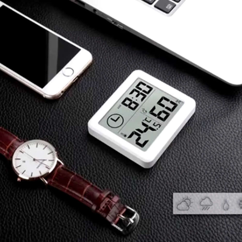 Clock Temperature Humidity Indicator
