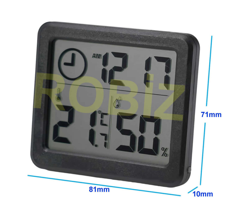 Clock Temperature Humidity Indicator