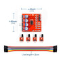 4 Channel IR Line Tracking Module