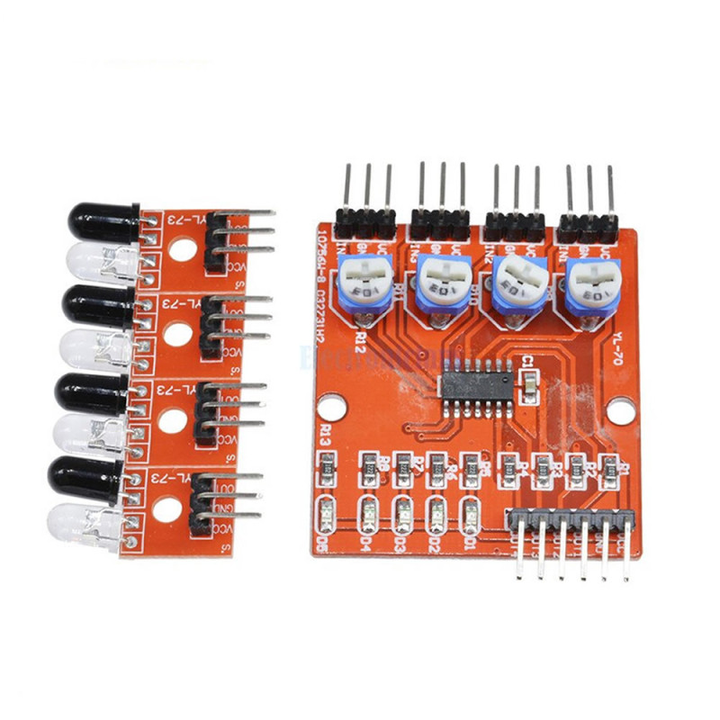 4 Channel IR Line Tracking Module