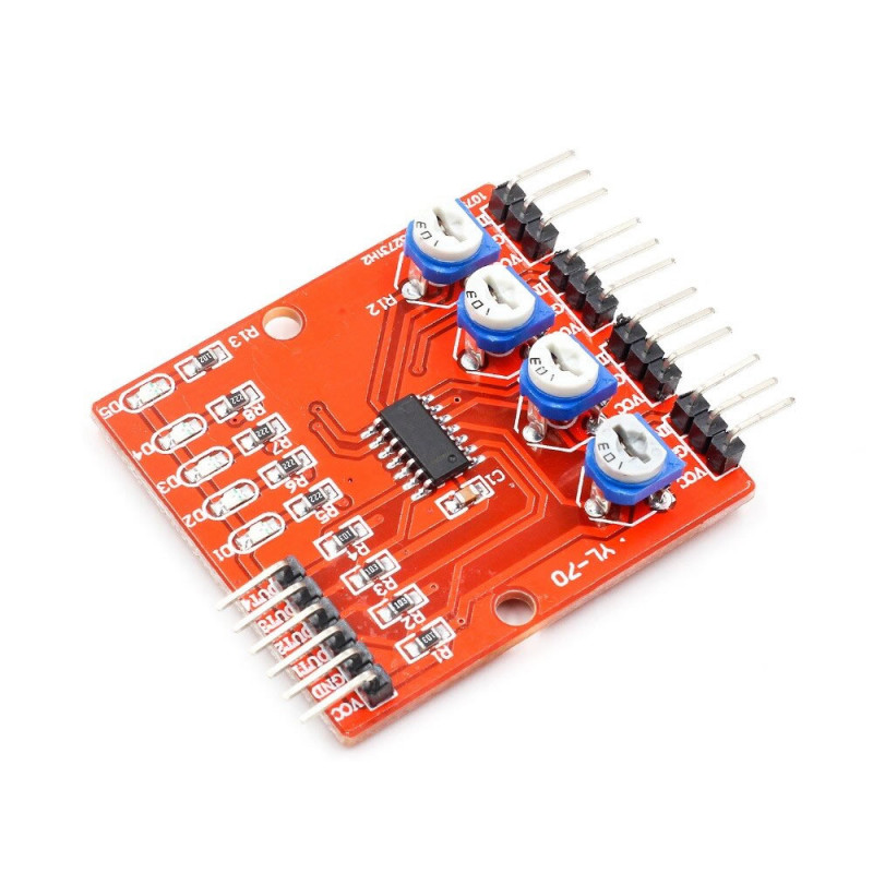 4 Channel IR Line Tracking Module