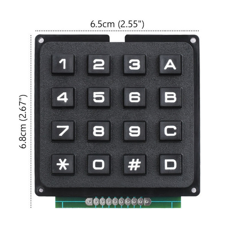 4x4 Matrix Keypad