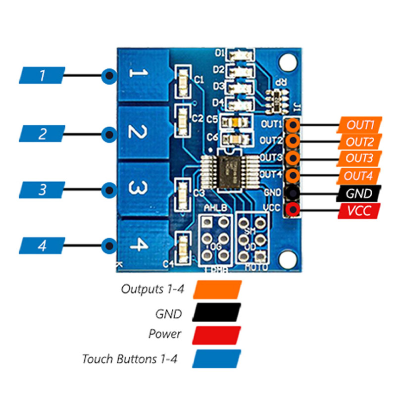 TTP224 Touch Sensor Module