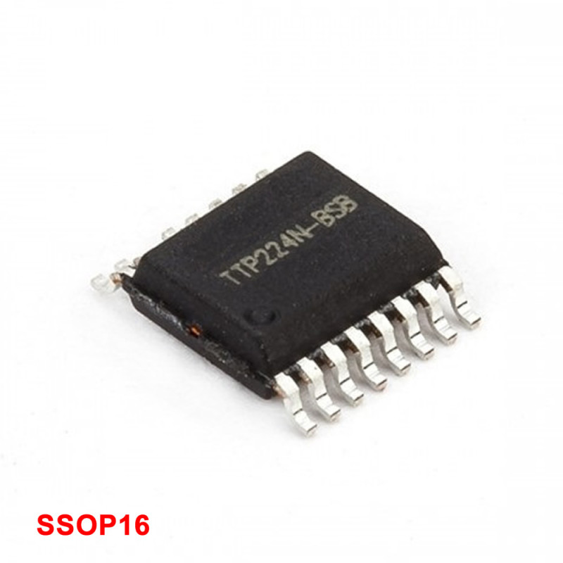 TTP224N-BSB 4 Button Touch Sensor IC