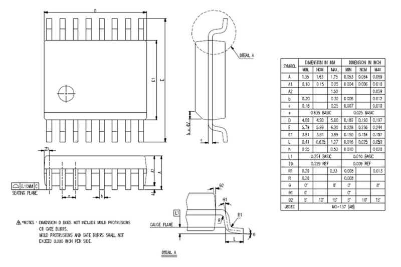 TTP224N-BSB 4 Button Touch Sensor IC