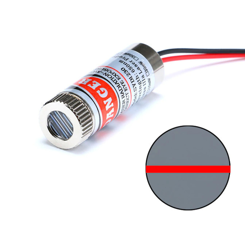 Line Laser Module Red 5mW 650nm
