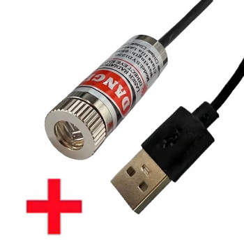 Usb Cabled 650nm Laser Module Cross