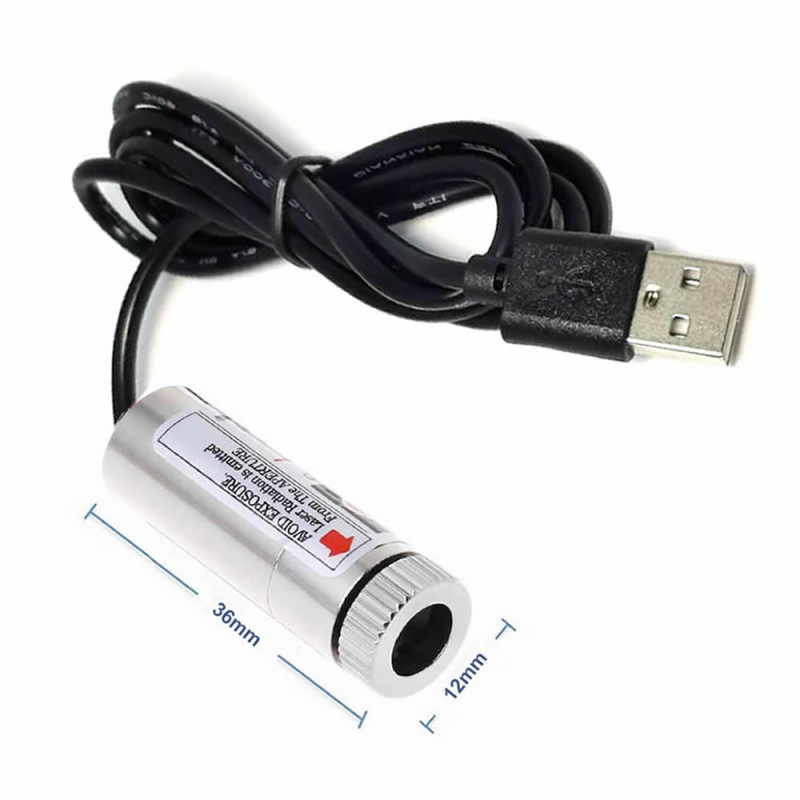 Usb Cabled 650nm Laser Module Cross