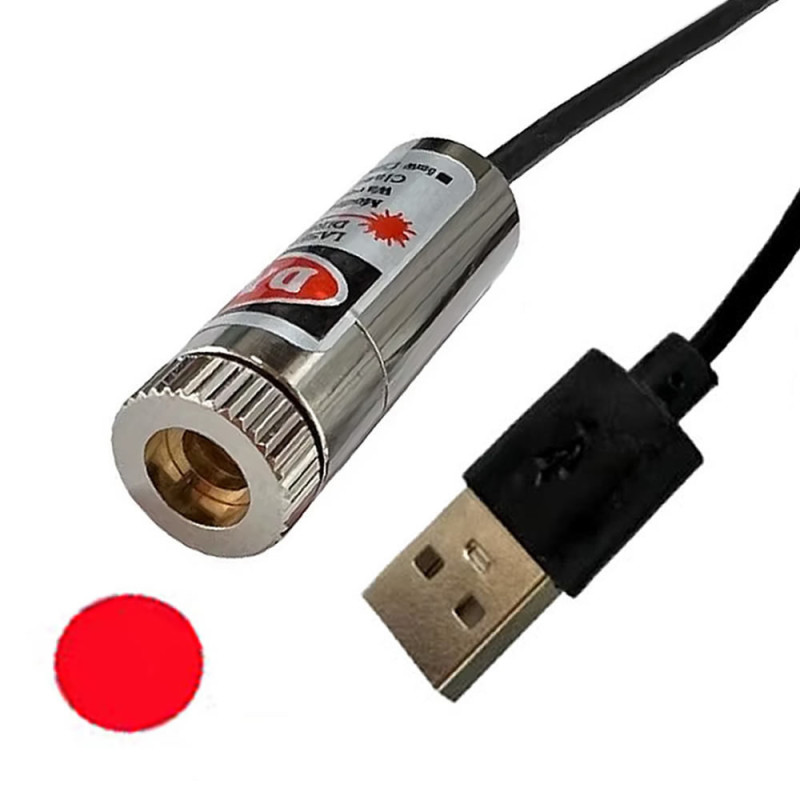 Usb Cabled 650nm Laser Module Dot