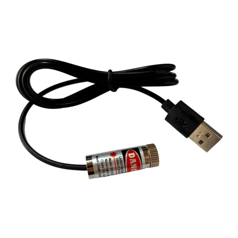Usb Cabled 650nm Laser Module Dot