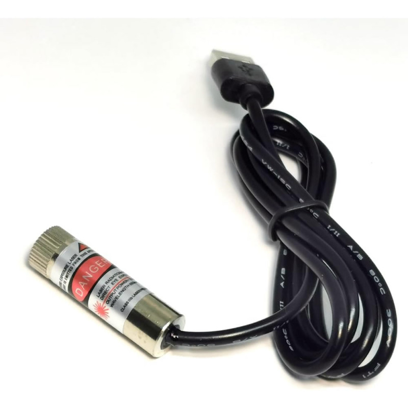 Usb Cabled 650nm Laser Module Dot