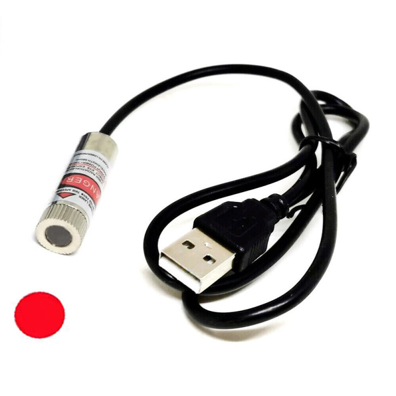 Usb Cabled 650nm Laser Module Dot