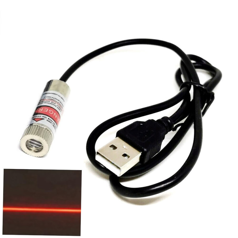 Usb Cabled 650nm Laser Module Line