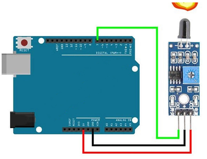 Flame Fire Detection Sensor